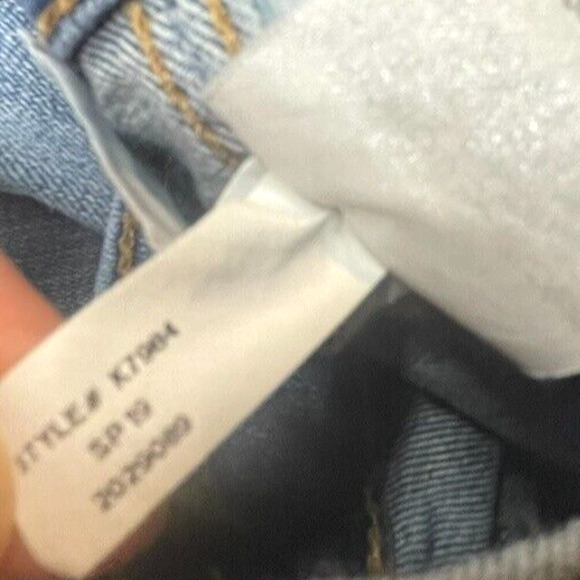 Madewell Jeans Womens 26 Blue Stovepipe Straight Distressed Mid Rise Stretch - Picture 9 of 13